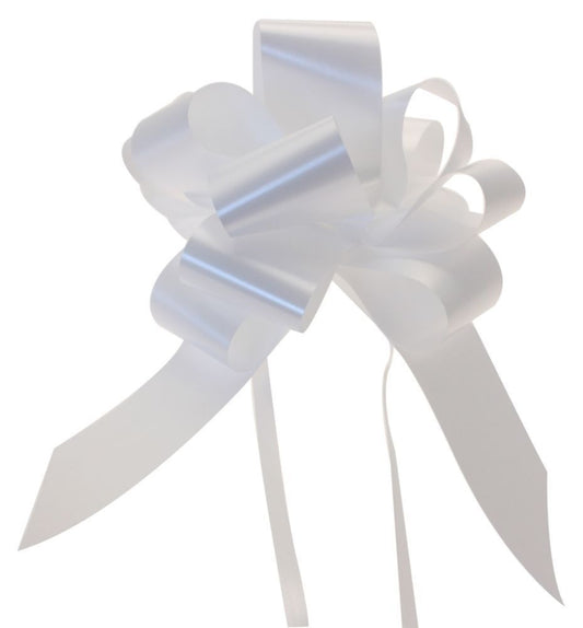 White Single Pull Bow 50mm