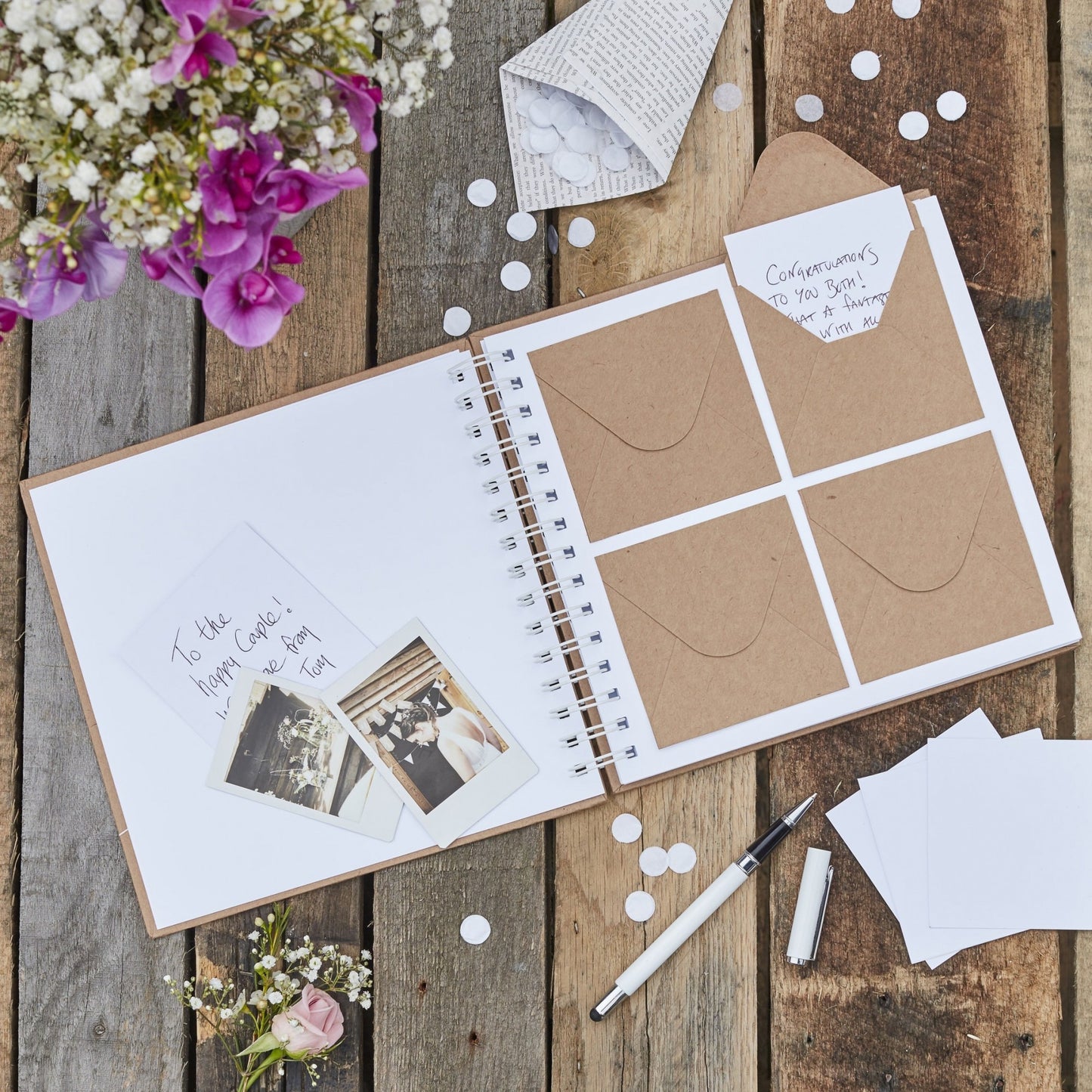 Mini Envelope Guest Book