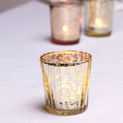 Gold Speckled Votive 6cm