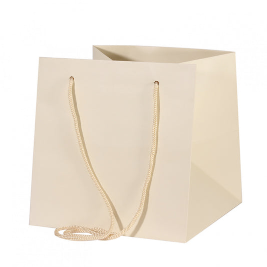 Yellow/Cream Hand Tied Bag (25cm)