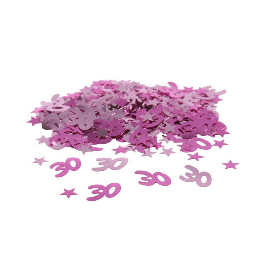 Mini Stars 30 Confetti - Pink