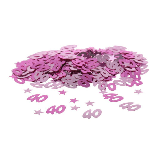 Mini Stars 40 Confetti - Pink