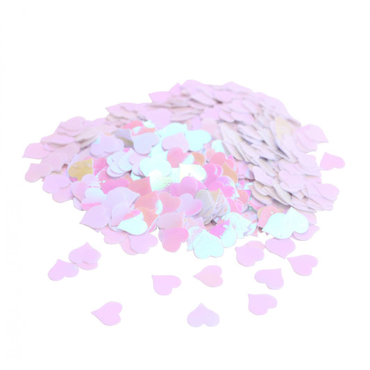 Iridescent Hearts Confetti