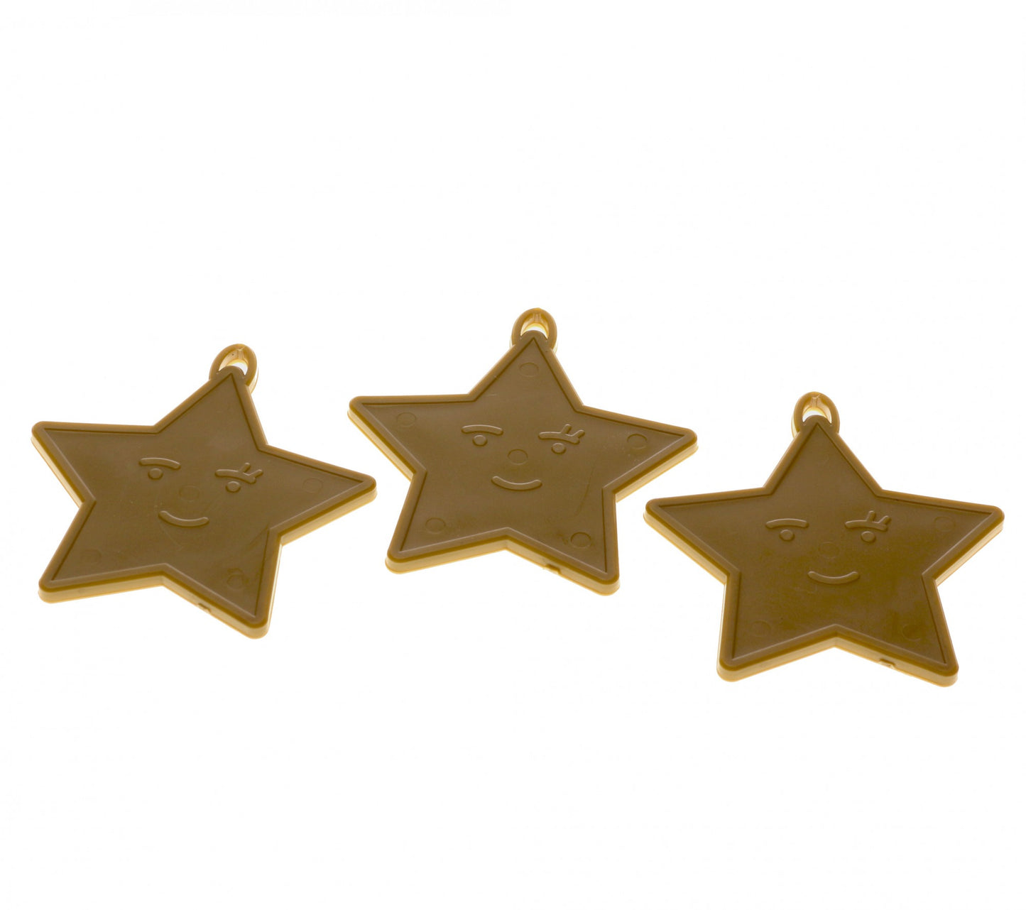 Gold Star Shape Weights (x50)