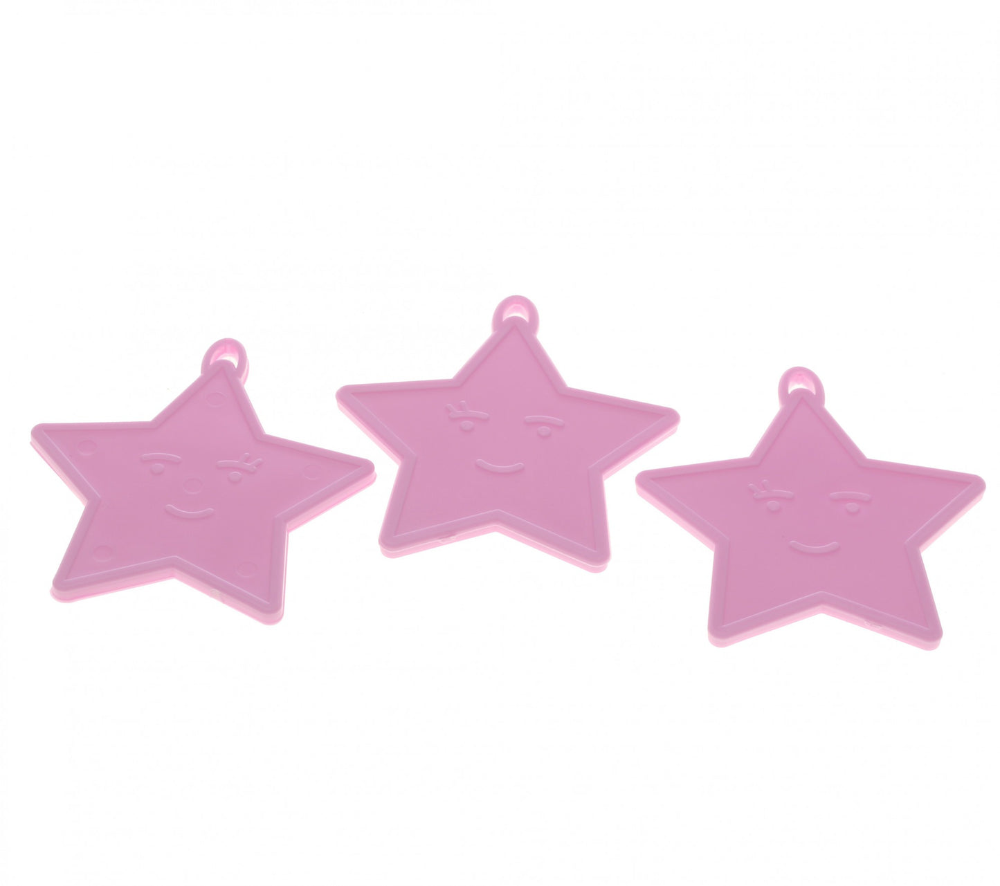 Pastel Pink Star Shape Weights (x50)