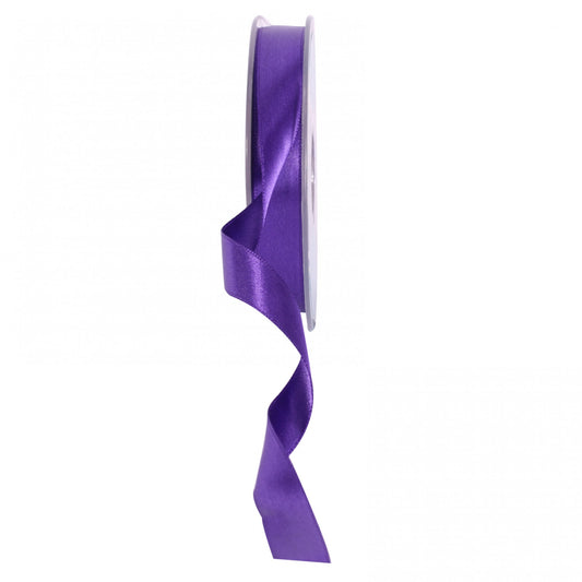 Dark Purple Satin Ribbon 15mm