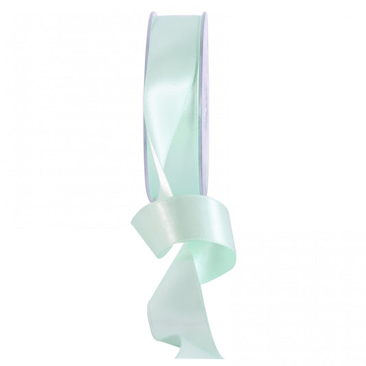 Mint Satin Ribbon 25mm