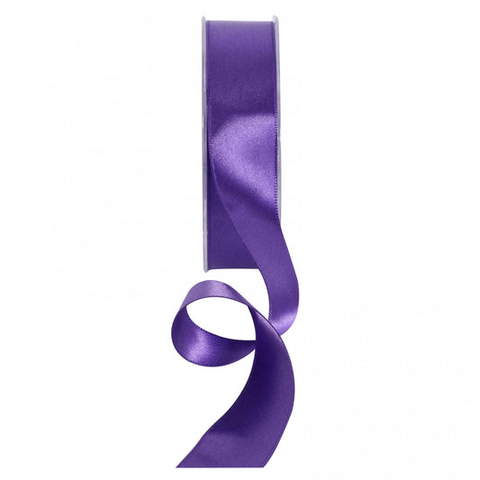 Dark Purple Satin Ribbon 25mm