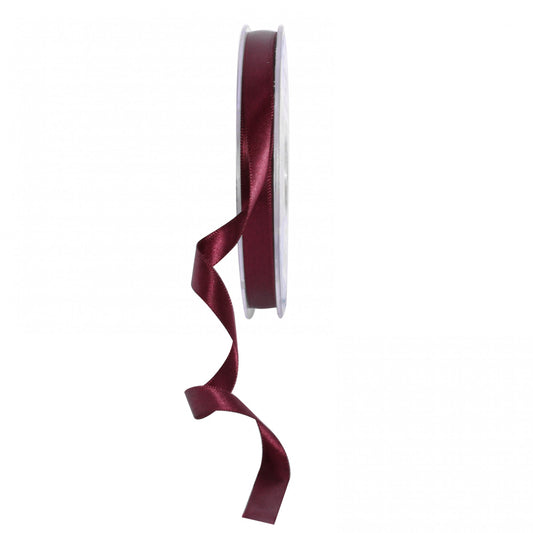 Bordeaux Satin Ribbon 10mm