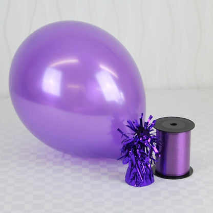 Metallic Purple Balloons