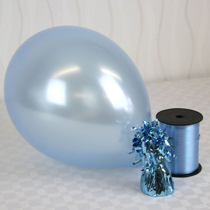 Pearlized Blue Balloons