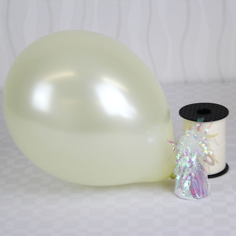 Pearlized Ivory Balloons