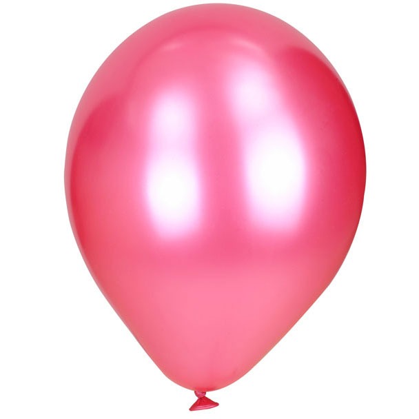 Hot Pink Pearlised Balloons