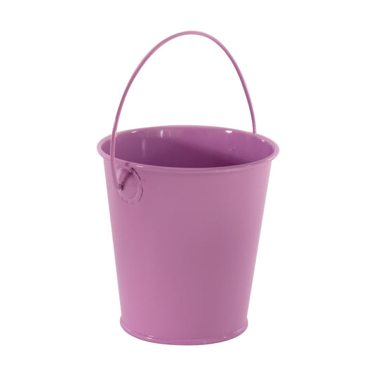 Pastel Lilac Zinc Drop in Bucket 9cm