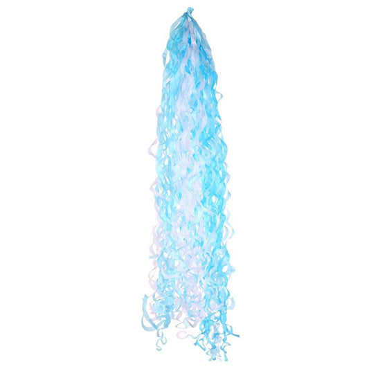 Baby Blue   White Balloon Tassel