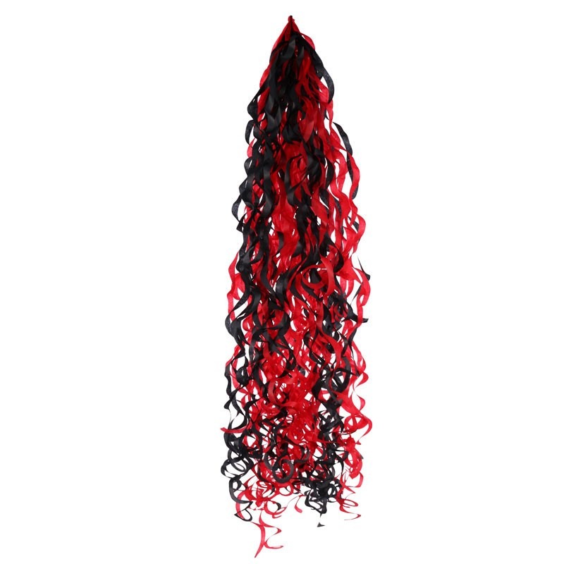 Red and Black Balloon Tassels