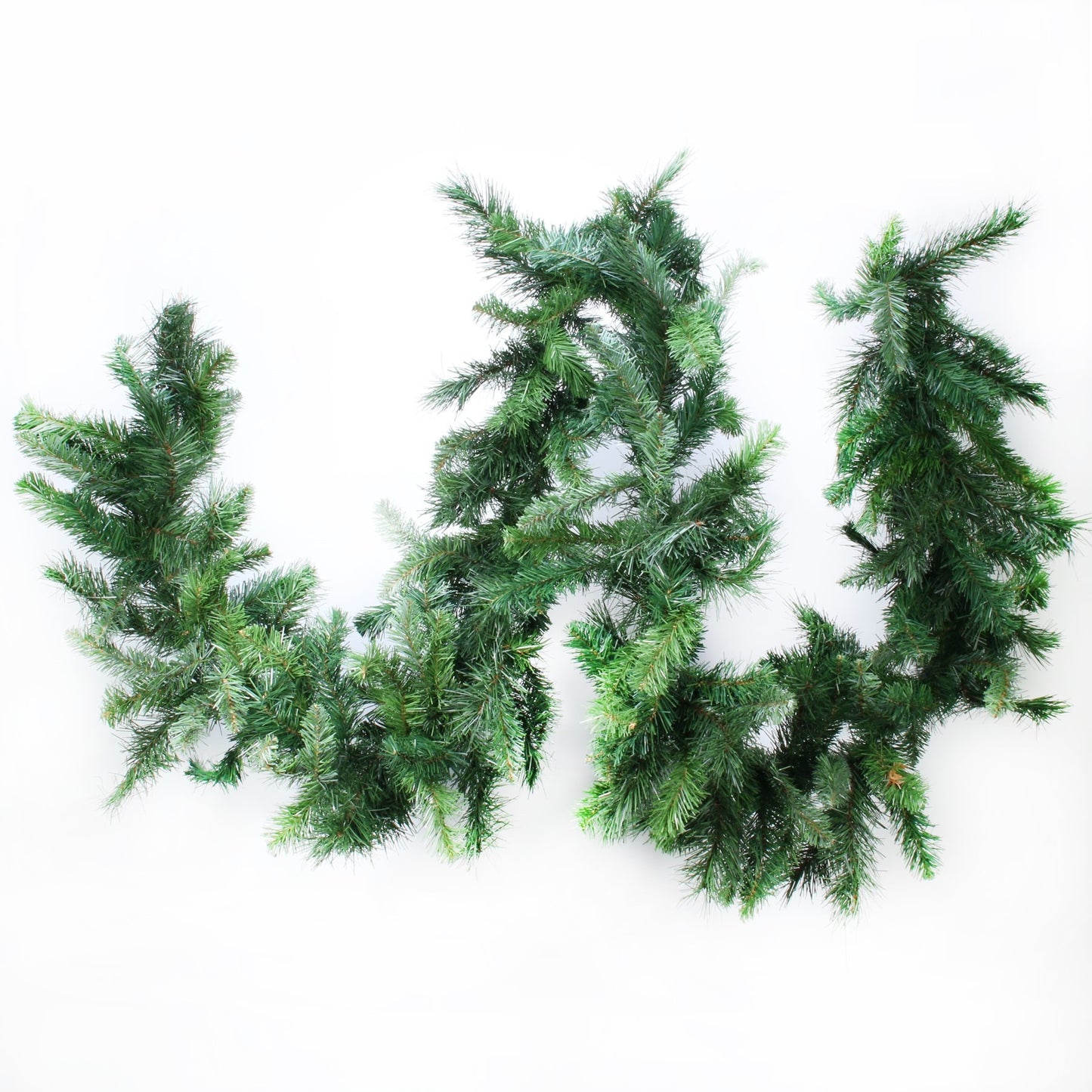 Deluxe Evergreen Greenery Garland (9ft  210 tips)