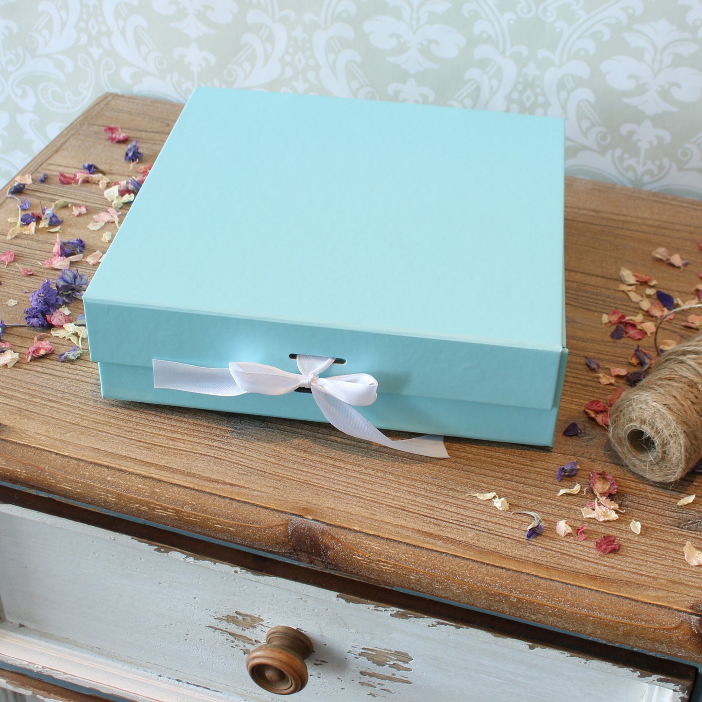 Medium Baby Blue Keepsake Box