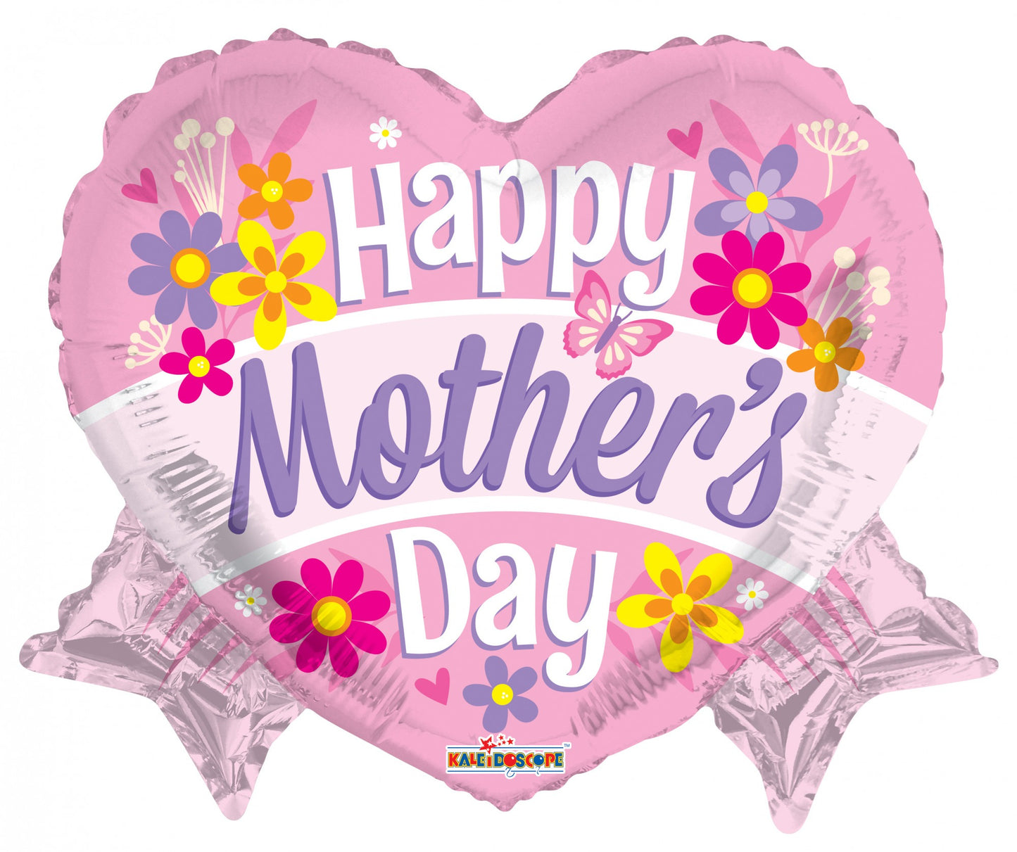 Happy Mothers Day Heart with Bow Balloon (18 inch)