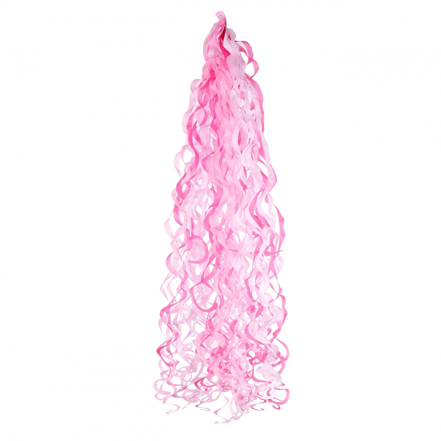 Pink   White Balloon Tassels (For 18 Inch Balloons)