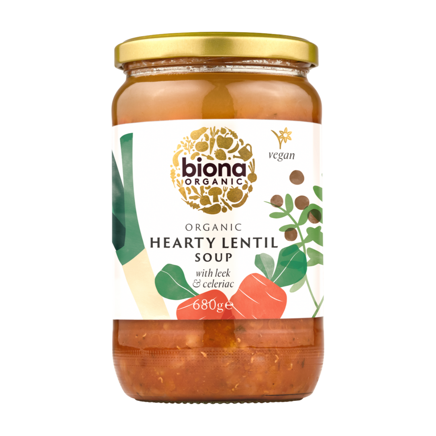 Biona Organic Hearty Lentil Soup (680g)