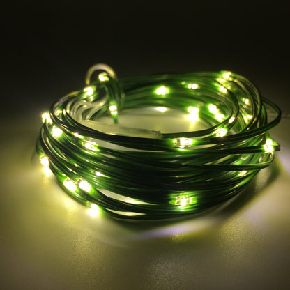 Warm White Green Elements Outdoor Remote Wire Lights (100 Bulbs)