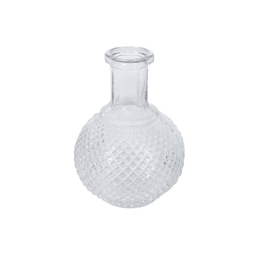 Textured Onion Glass Bottle (15cm x 10cm)