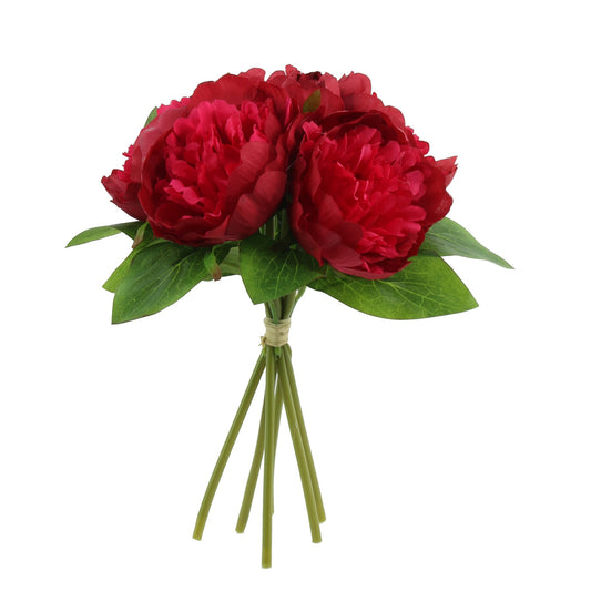 Red Arundel Peony Bouquet