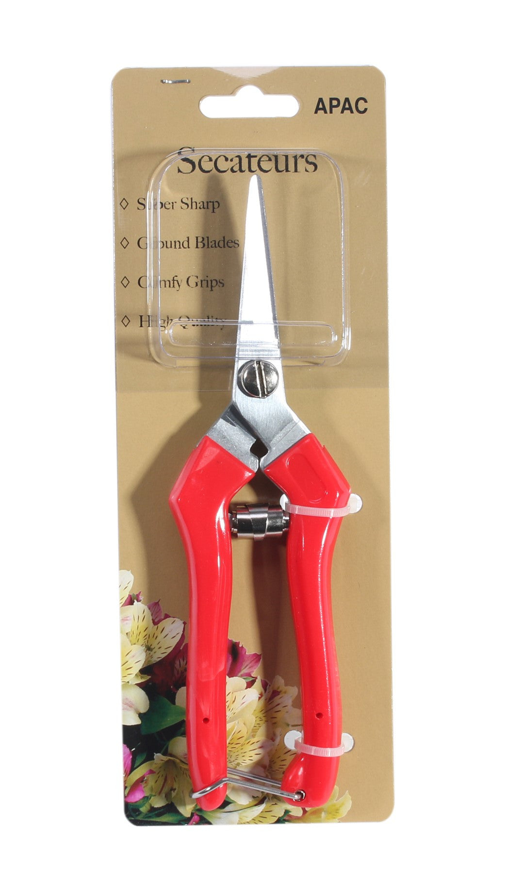 Red Handle Secateurs