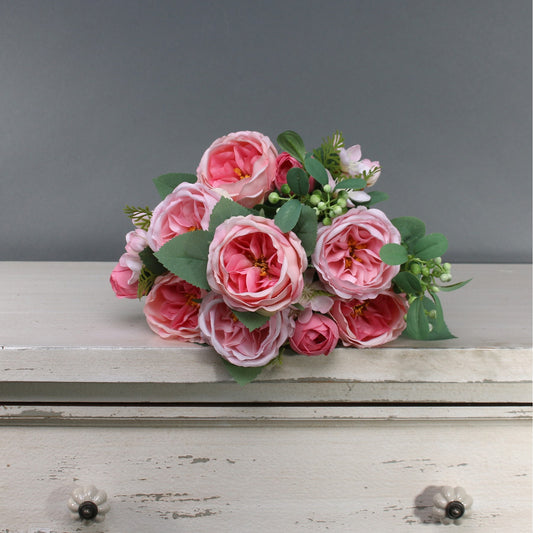 Tintagel Vintage English Rose Bush Pink