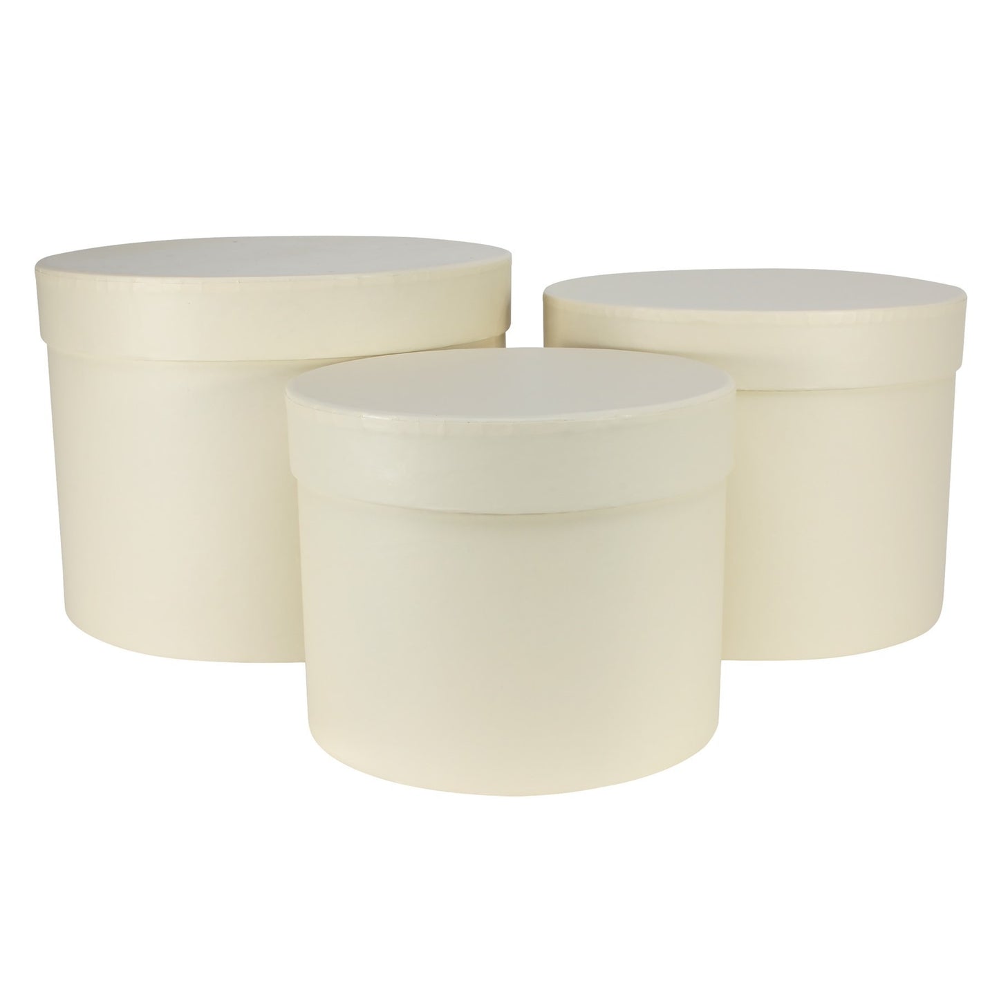 Cream Hat Box (Set of 3)