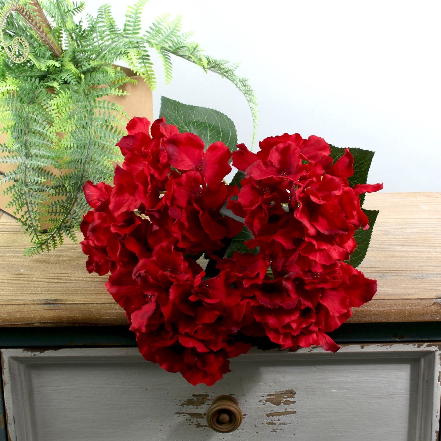 Red Arundel Hydrangea Bush