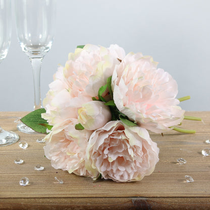 Light Pink Arundel Peony Bouquet (28cm)