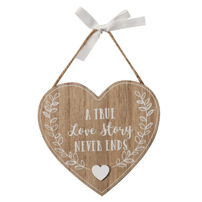 Love Story A True Love Story Heart Sign