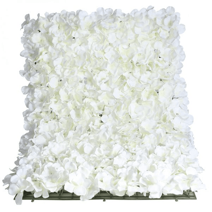 White Hydrangea Flower Wall Bundle (2 x 3M)