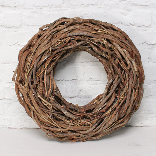 Natural Flat Rattan Wreath