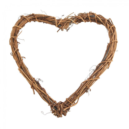 20cm Natural Vine Heart