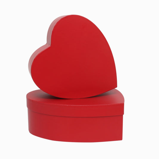 Red Heart Hat Box (Set of 2)