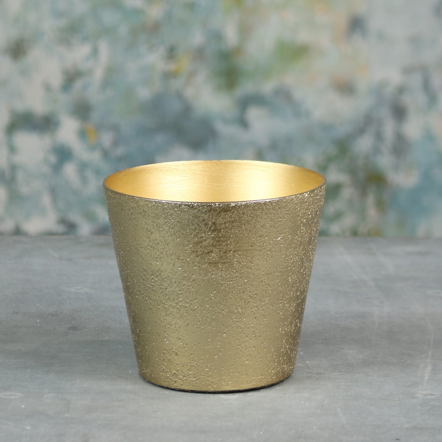 Gold Mayfair Long Tom Planter (Medium)