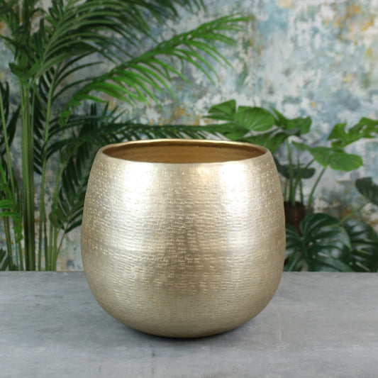 Matt Champagne Hampstead Planter (Small)