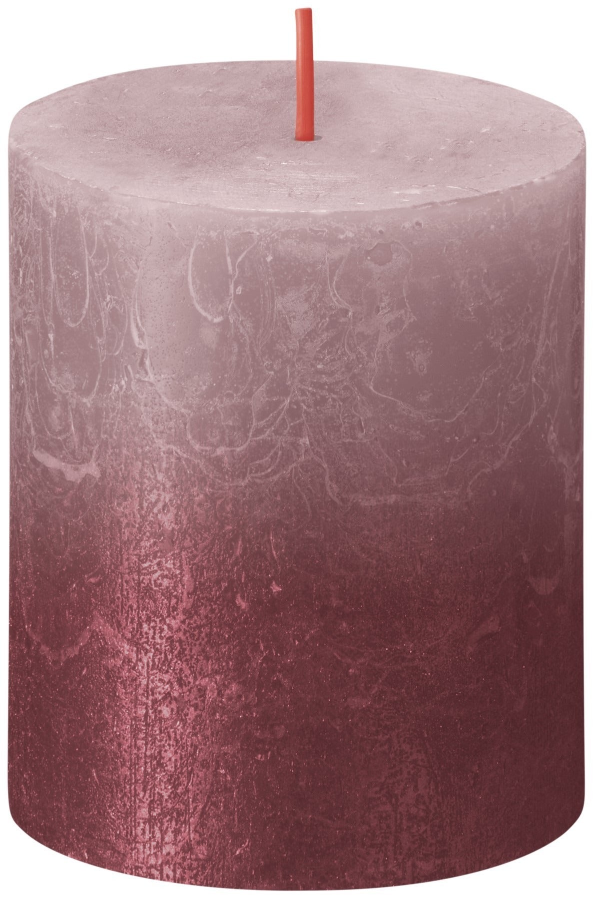 Rose Red Bolsius Rustic Metallic Candle (80 x 68mm)