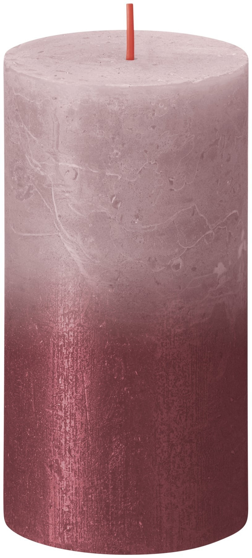 Rose Red Bolsius Rustic Metallic Candle (130 x 68mm)