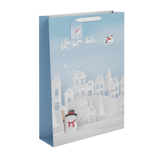 Village Scene Gift Bag (Extra-Large)