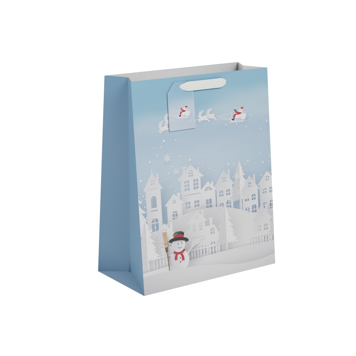 Village Scene Gift Bag (Large)