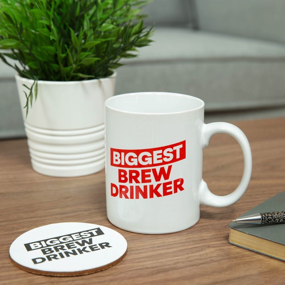 Oversized Mug & Coaster - Biggest Brew