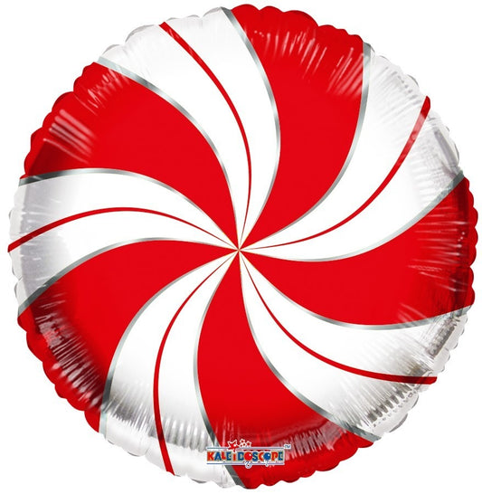 Candymint red/white Baloon (18 Inch )