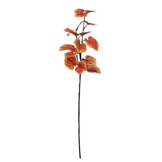 Glamis Tilia Leaves Spray Orange (81cm)