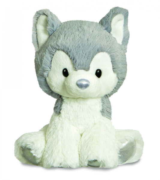 8 Inch Glitzy Tots Husky Dog