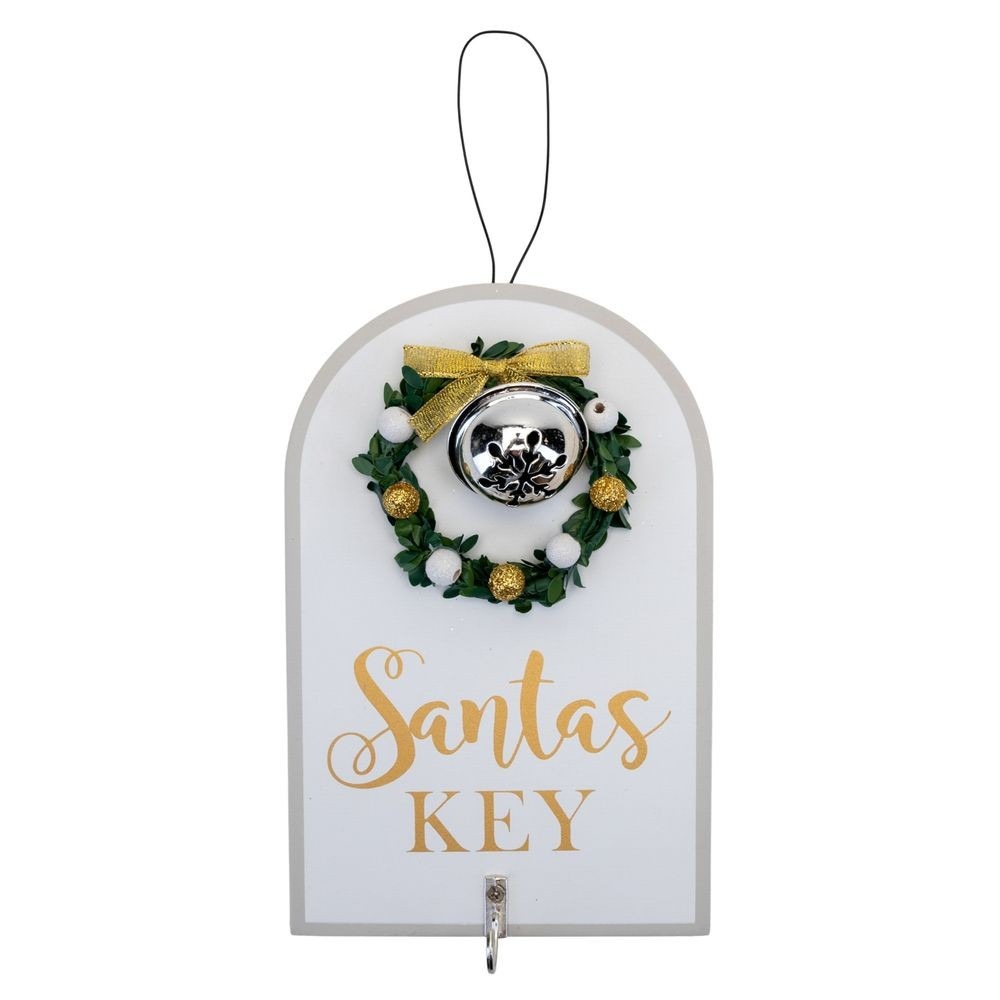 Santa   s Key Hook Plaque