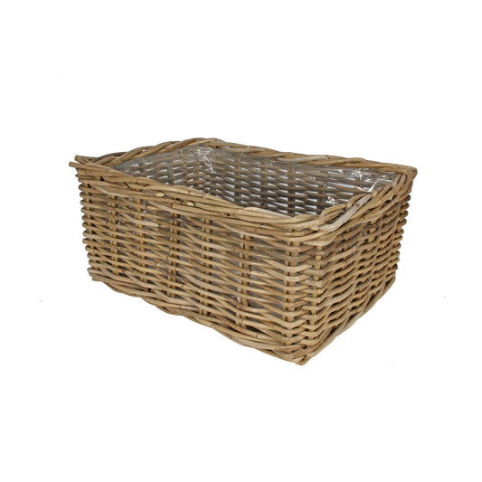 Natural Rectangular Trough Basket (45cm)